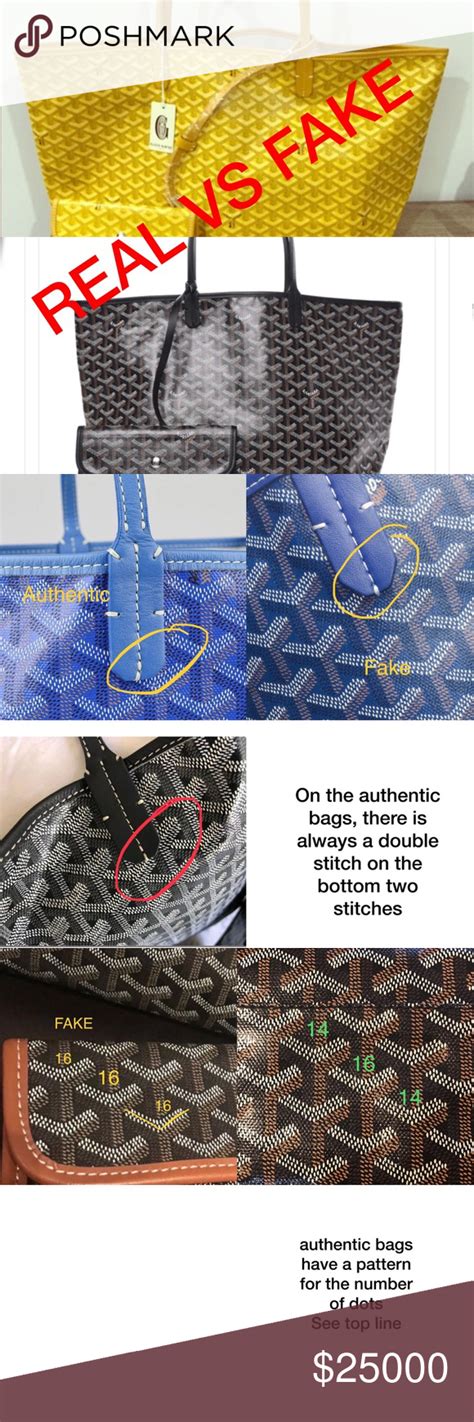 fake goyard pouch|authentic goyard tote bag.